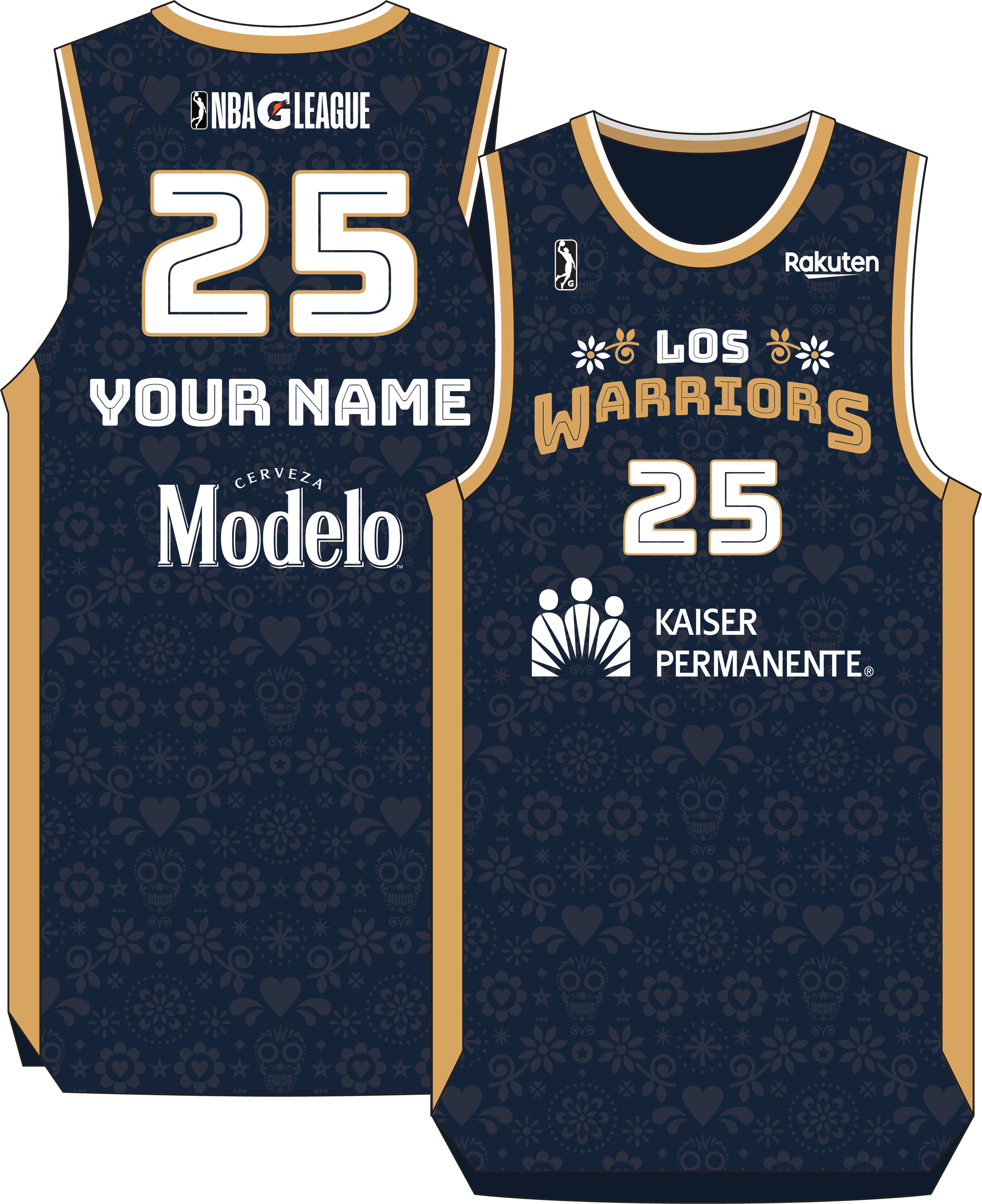 Los Warriors Jersey | Santa Cruz Warriors